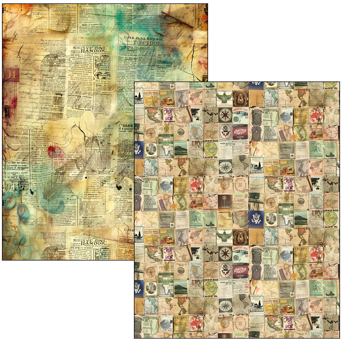 Livre mixed media A4 Maxi "Chemin à parcourir"-10