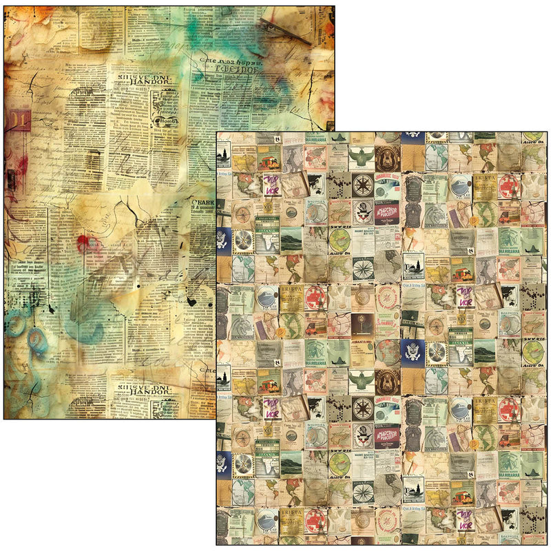 Livre mixed media A4 Maxi "Chemin à parcourir"-10