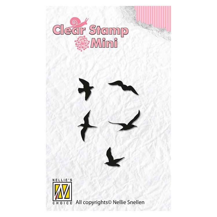 Nellie's Choice - Clear Stamp Birds-1