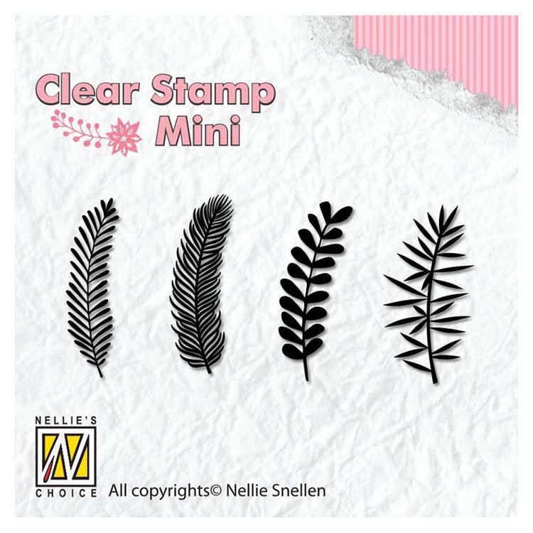Nellie's Choice - Clear Stamp Christmas Branches 2-1