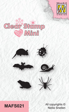 Nellie's Choice Clear Stamp Mini - Critters-2-1