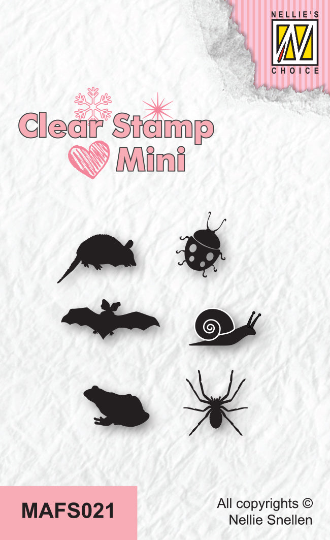Nellie's Choice Clear Stamp Mini - Critters-2-1
