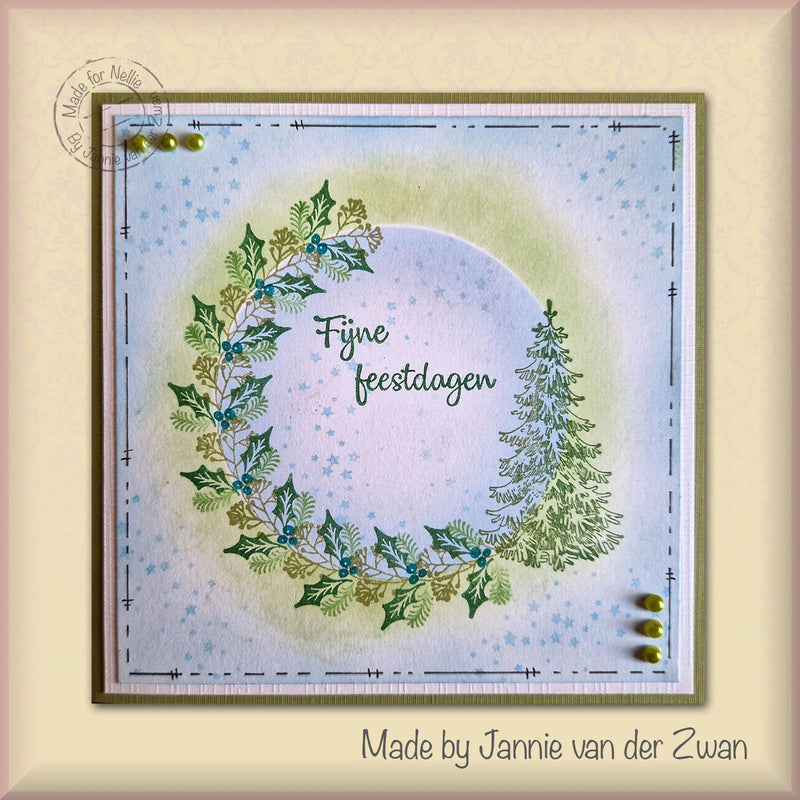 Clear Stamp Mini - Pinecones & Berries-4