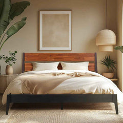 Callisto Solid Wood Bed Frame-2