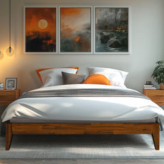Mervyn Solid Wood Bed Frame-2