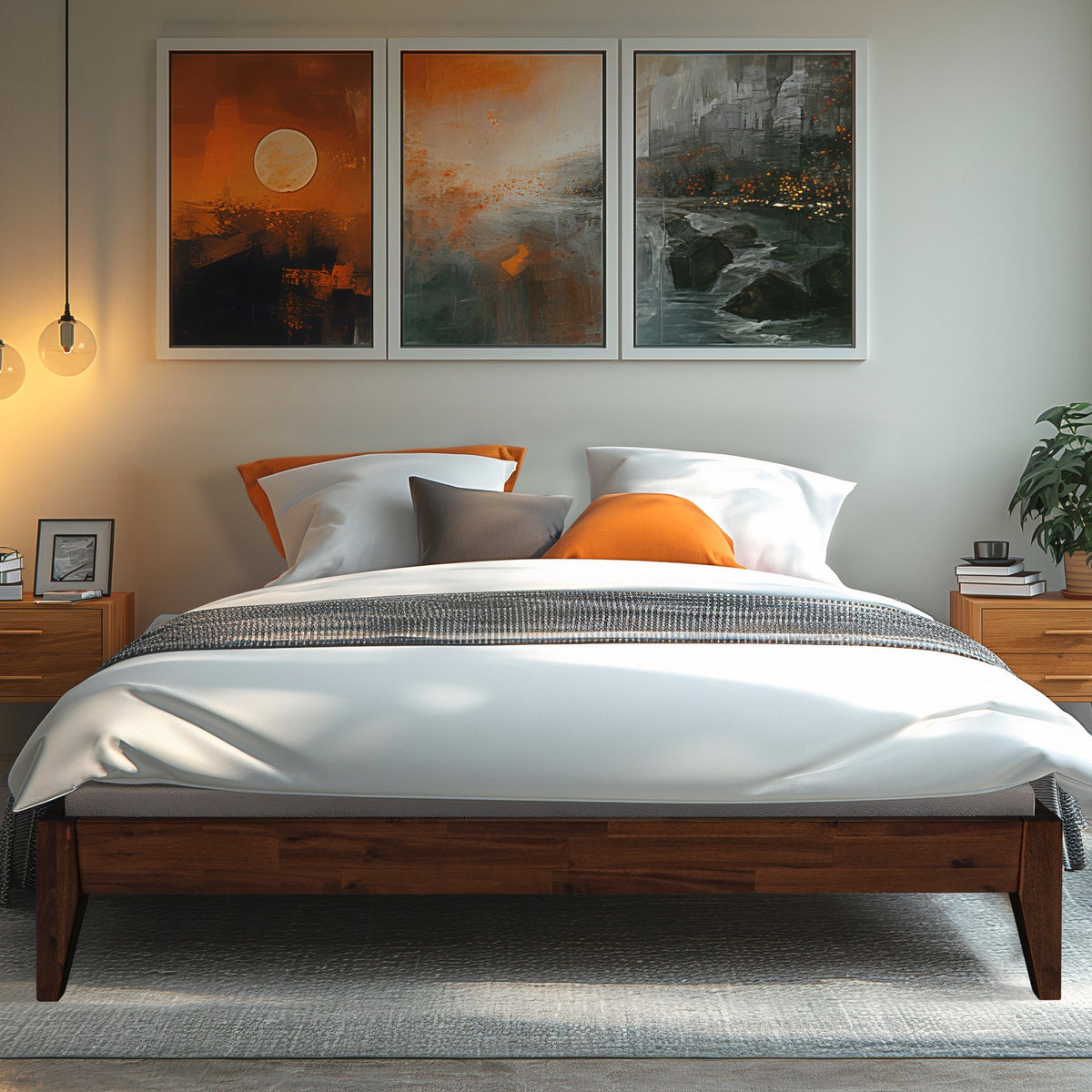 Mervyn Solid Wood Bed Frame-12