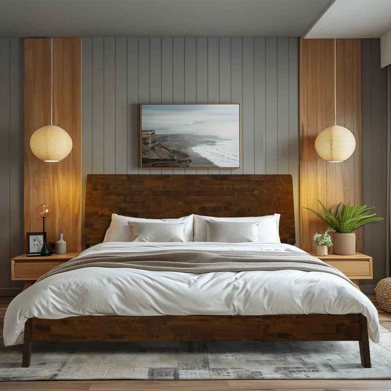 Base de Cama de Madera Maciza Serenity-2
