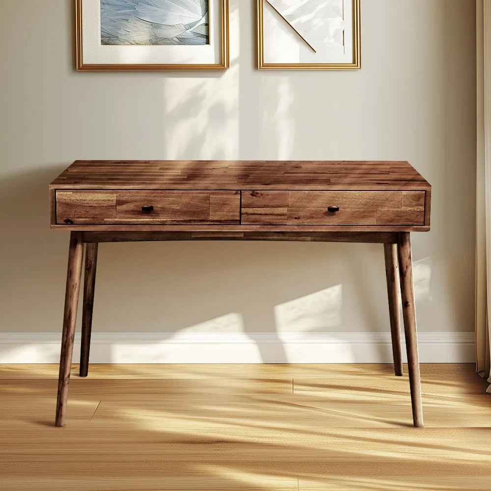 Lagom 48 Inches Solid Wood Desk-11