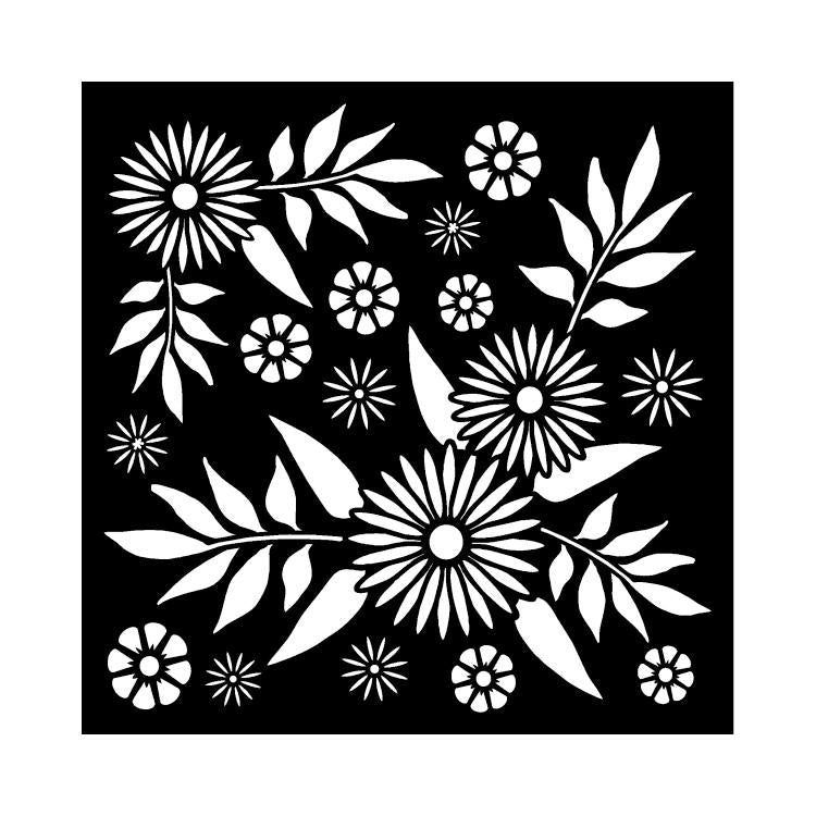 That Special Touch 6 x 6 Mask Decadent Daisies-1