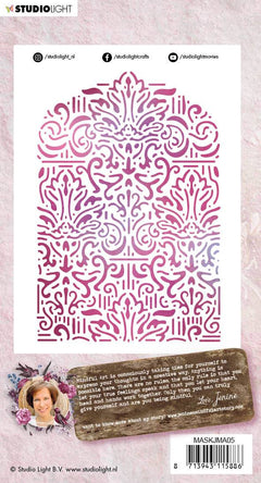 Mask Stencil (1) A6 Jenine's Mindful Art 3.0 nr.05-2