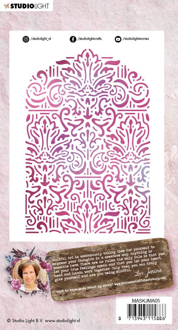 Mask Stencil (1) A6 Jenine's Mindful Art 3.0 nr.05-2