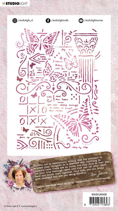Mask Stencil (1) A5 Jenine's Mindful Art 3.0 nr.06-2