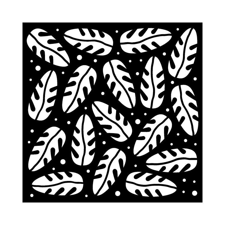 That Special Touch 6 x 6 Mask Jungle Leaves-1