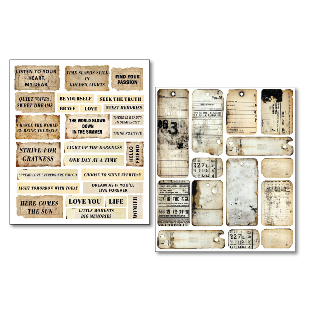 Sticker Set 10/Pkg Kind Thoughts-4