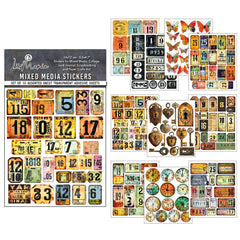 Sticker Set 10/Pkg Scratched Labels-1