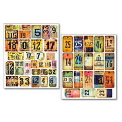 Sticker Set 10/Pkg Scratched Labels-2