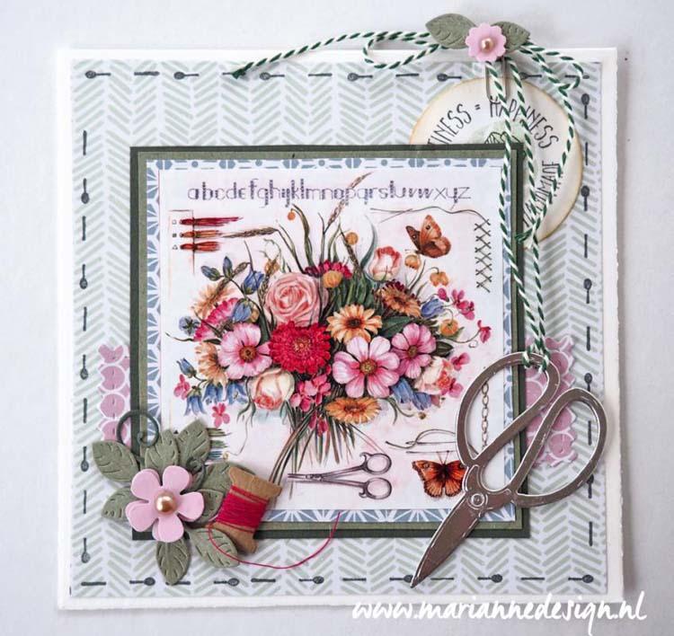 Marianne Design Cutting Sheet Mattie's Mooiste: Needlework-2