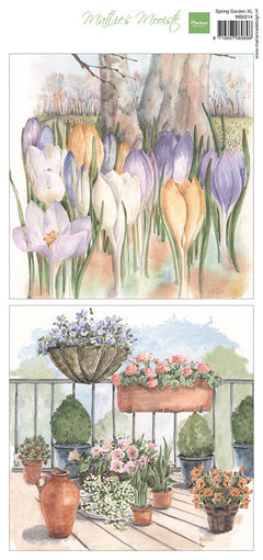 Marianne Design XL Feuille de découpe - Mattie's Mooiste Jardin de Printemps-1