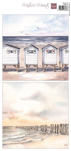 Marianne Design XL Cutting Sheet - Mattie's Mooiste - Beach-1