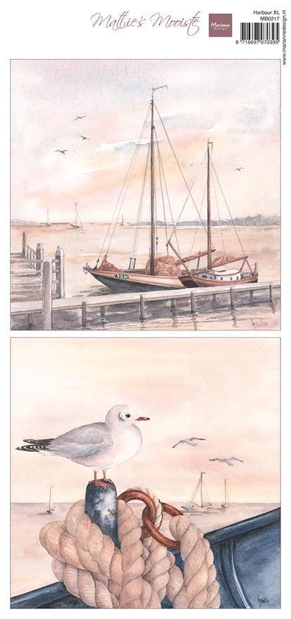 Marianne Design XL Cutting Sheet - Mattie's Mooiste - Harbor-1