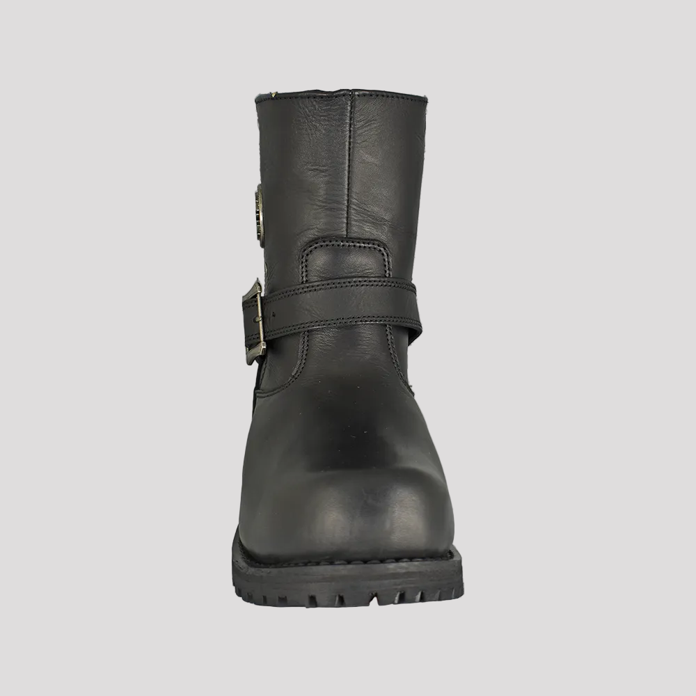 Milwaukee Leather Men's Wide 6" Side Zip Motorcycle Boots-5