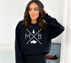 MB X Unisex Crewneck | Manitoba Apparel-1