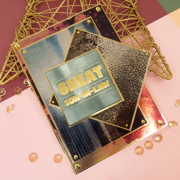 Trim Me! Foiled Insert Pad - For Him - Gold-3