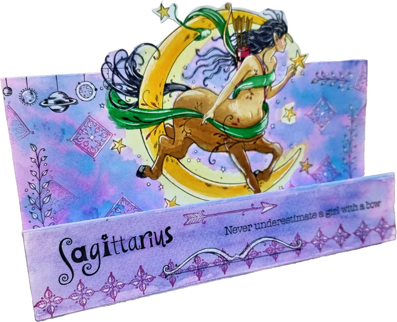 Pink Ink Designs Sagittarius Lot de tampons transparents 6 po x 8 po-6