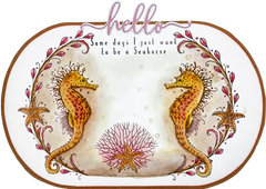 Set de sellos transparentes Seas The Day de 6 pulgadas x 8 pulgadas de Pink Ink Designs-10