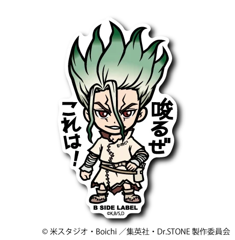 Dr. Stone - Senku Ishigami Small Sticker (B-SIDE LABEL)-1