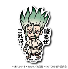 Dr. Stone - Senku Ishigami Small Sticker (B-SIDE LABEL)-1