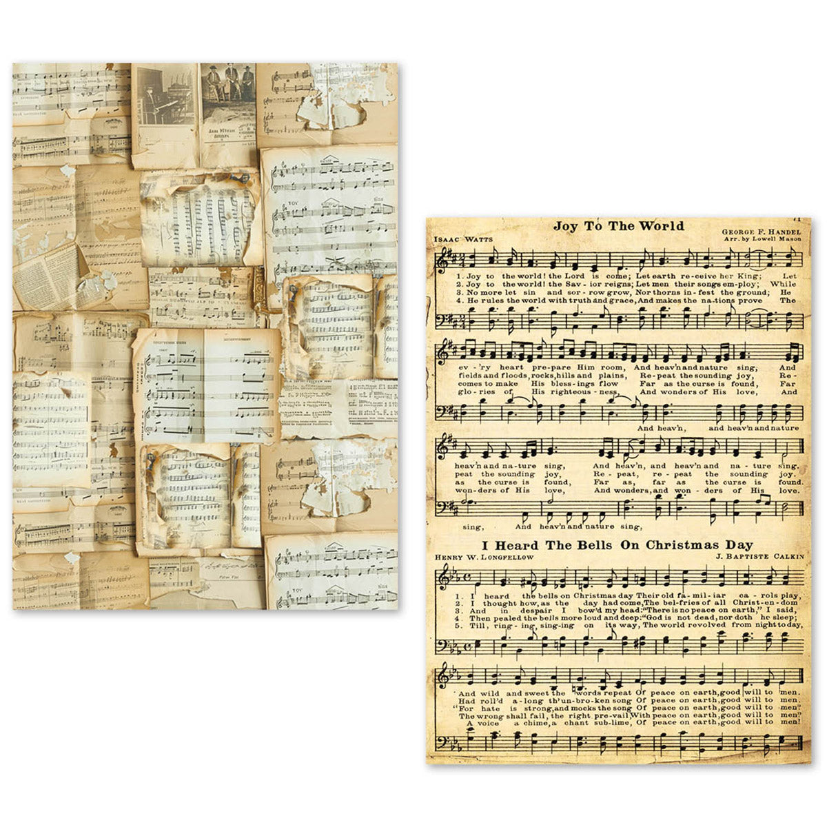 Lot de papier de soie A5 – 24 feuilles de papier à musique-2