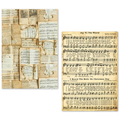 Lot de papier de soie A5 – 24 feuilles de papier à musique-2