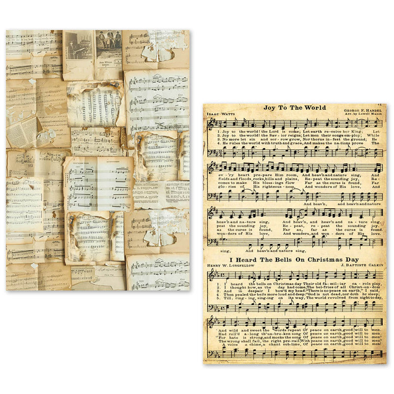 Lot de papier de soie A5 – 24 feuilles de papier à musique-2
