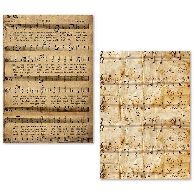 Lot de papier de soie A5 – 24 feuilles de papier à musique-12