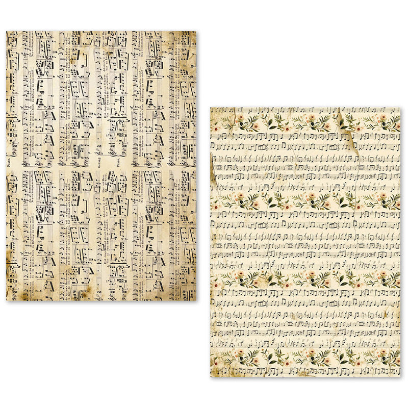 Lot de papier de soie A5 – 24 feuilles de papier à musique-13