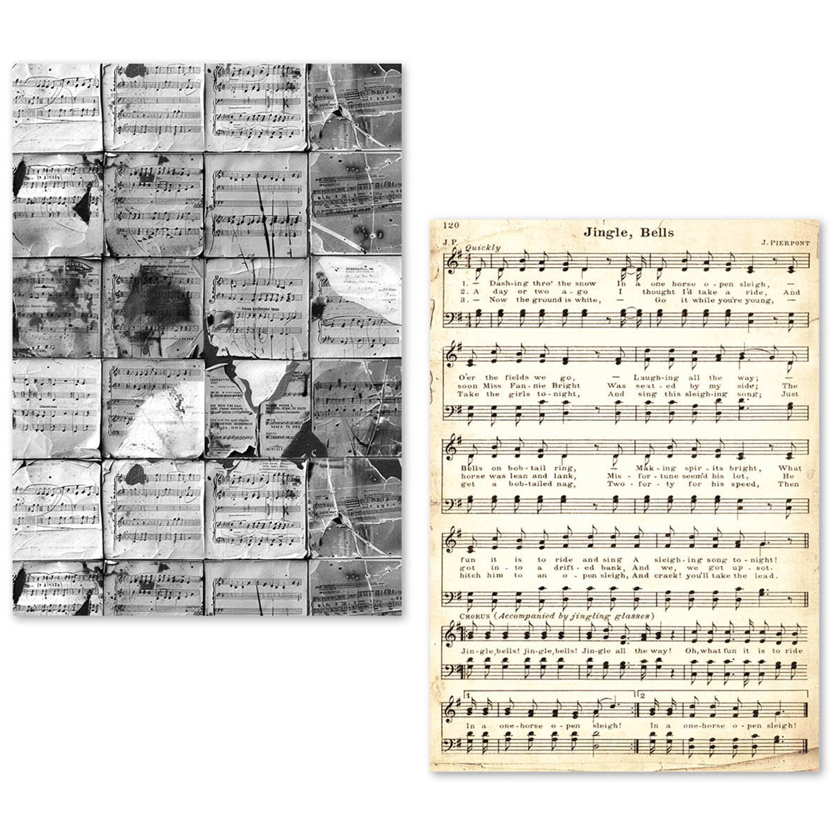 Lot de papier de soie A5 – 24 feuilles de papier à musique-3