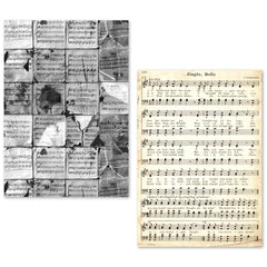 Lot de papier de soie A5 – 24 feuilles de papier à musique-3