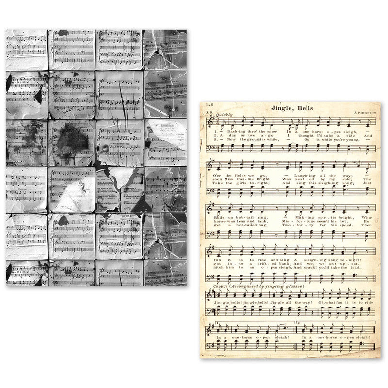 Lot de papier de soie A5 – 24 feuilles de papier à musique-3