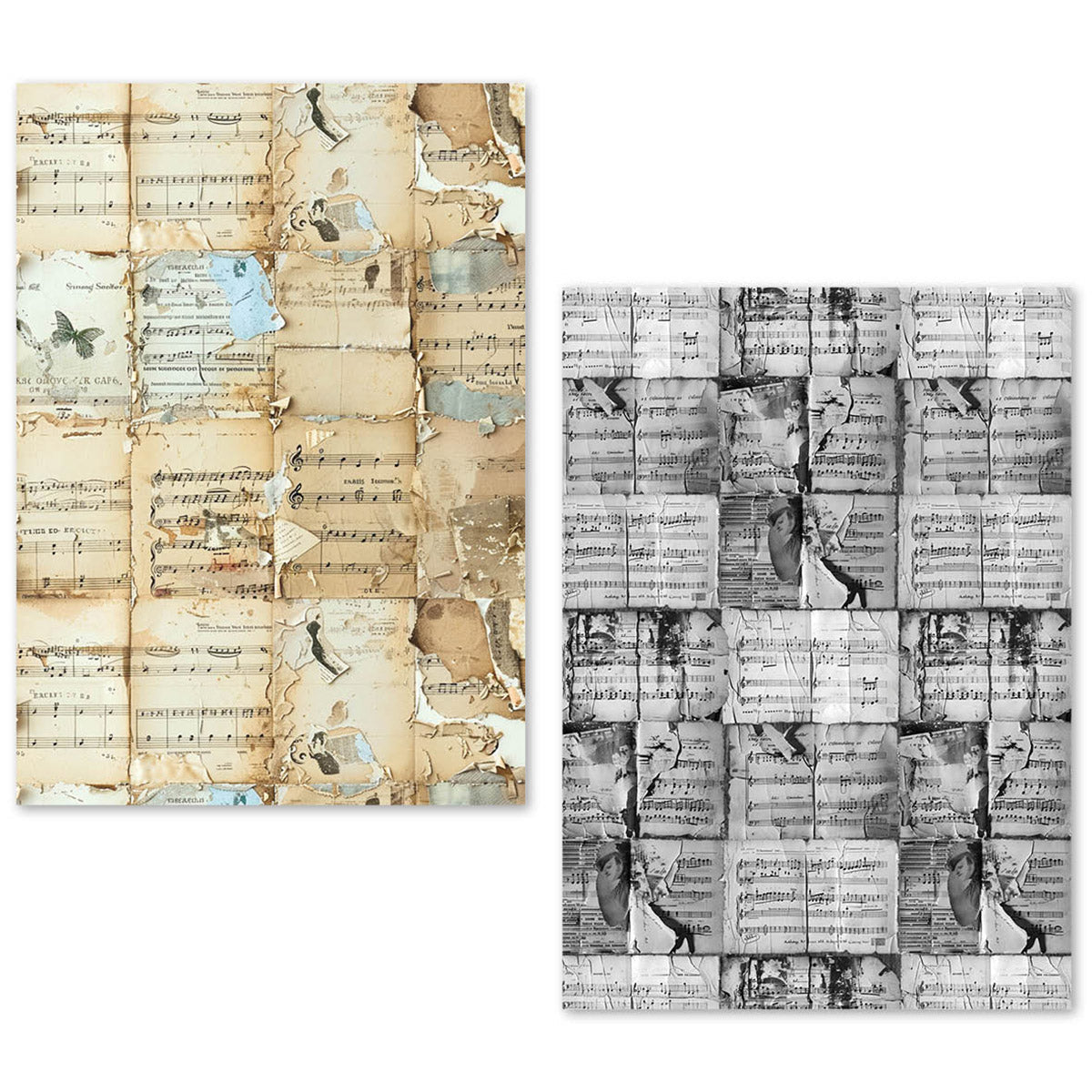Lot de papier de soie A5 – 24 feuilles de papier à musique-6