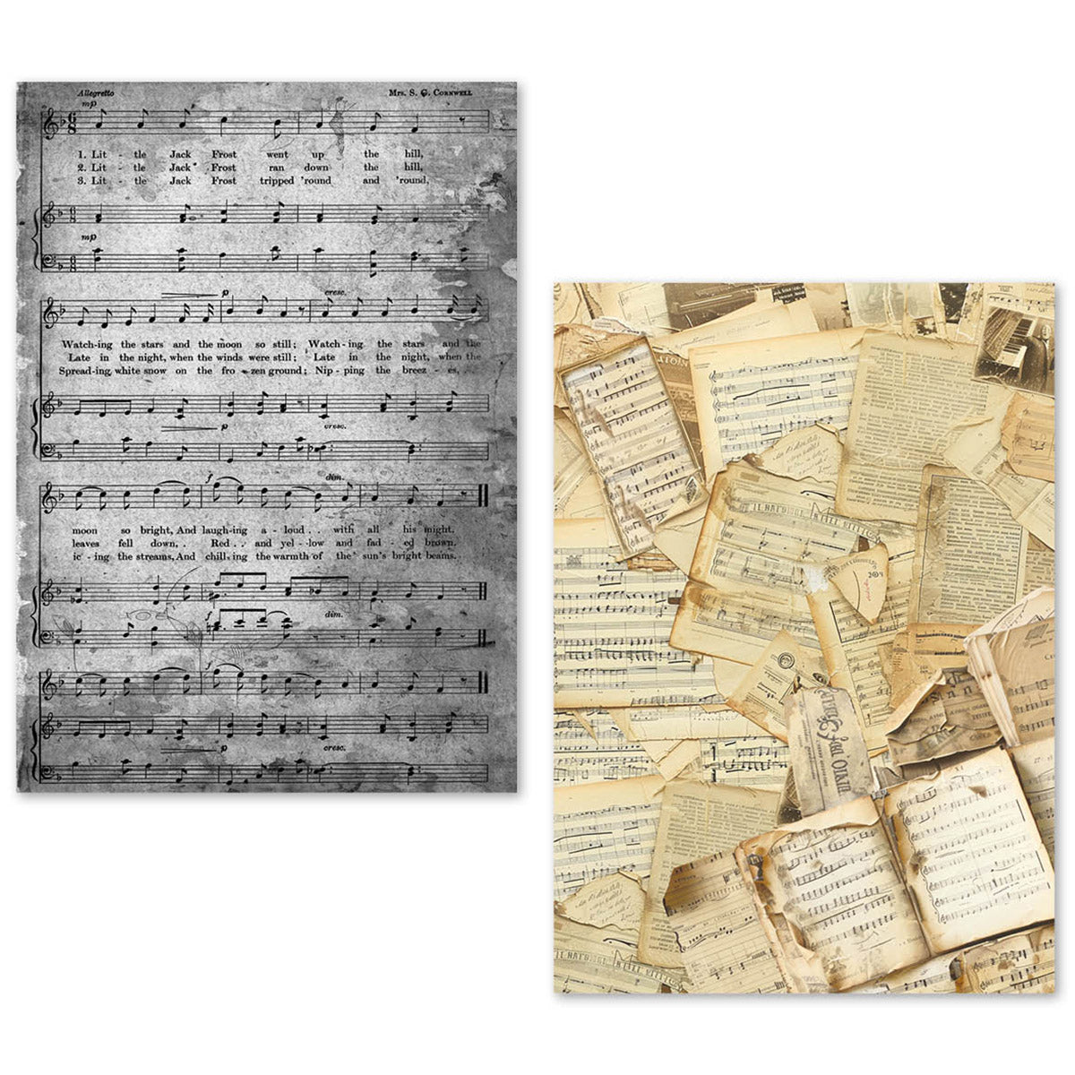 Lot de papier de soie A5 – 24 feuilles de papier à musique-8