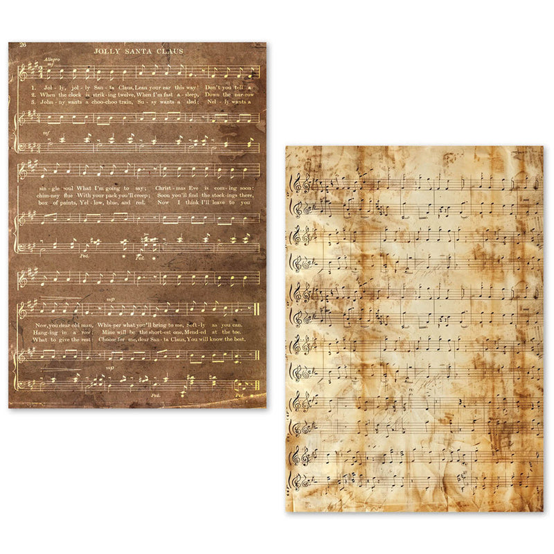 Lot de papier de soie A5 – 24 feuilles de papier à musique-9