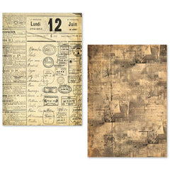Ensemble de papier de soie A5 – 24 feuilles de papier journal-12