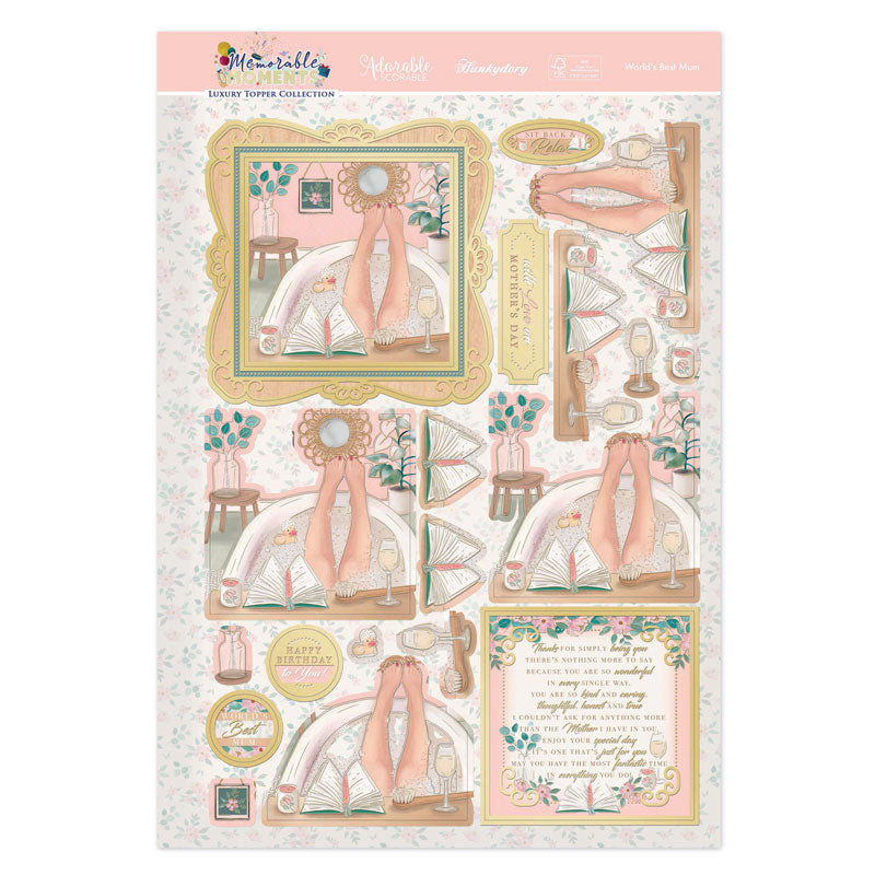 World's Best Mum Luxury Topper Collection-2