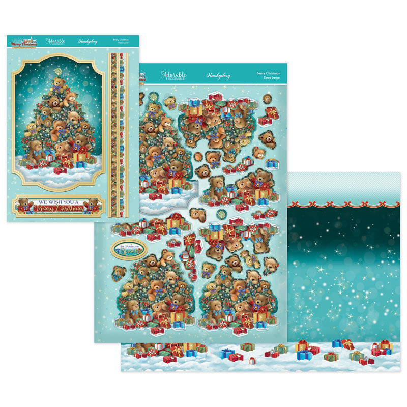 A Very Merry Christmas Deco-Large Set - Beary Christmas & Winter Blessings-1