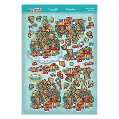 A Very Merry Christmas Deco-Large Set - Beary Christmas & Winter Blessings-3