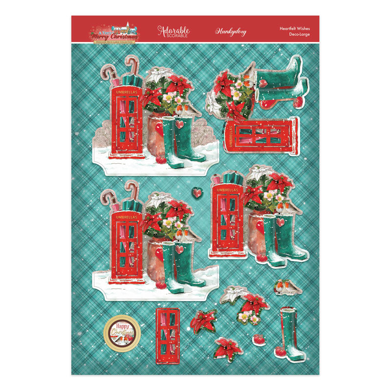 A Very Merry Christmas Deco-Large Set - Heartfelt Wishes-3
