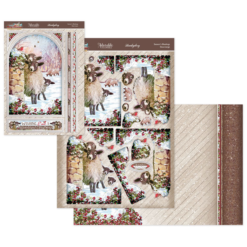 A Very Merry Christmas Deco-Large Set - Season's Bleatings-1