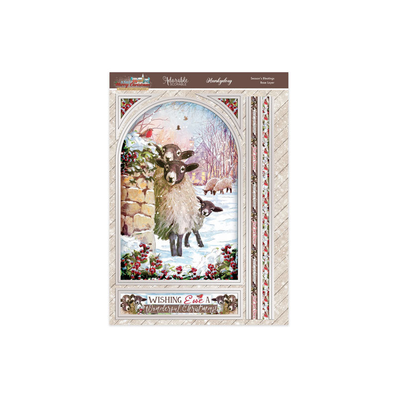 A Very Merry Christmas Deco-Large Set - Season's Bleatings-2