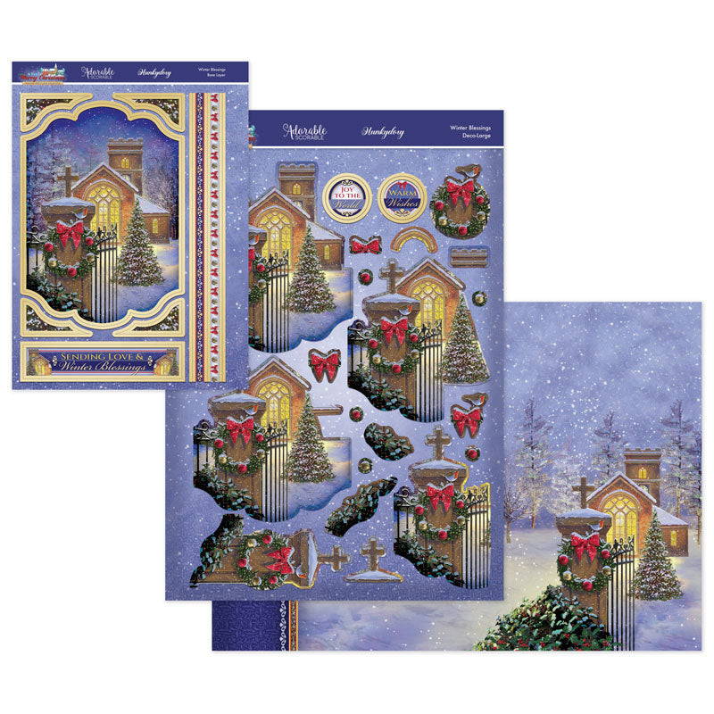 A Very Merry Christmas Deco-Large Set - Winter Blessings-1